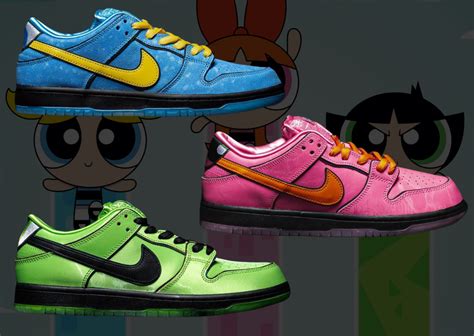 powerpuff girls nike dunks|powerpuff girls dunk low.